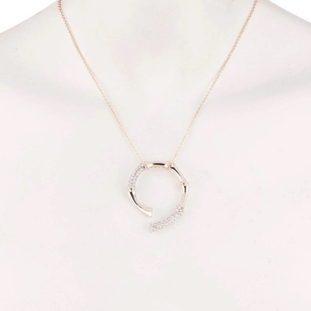 Alexis Bittar  Elegant Gold and Silver Necklace